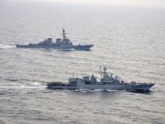 Корабли в Керченском проливе. Фото: facebook.com/navy.mil.gov.ua