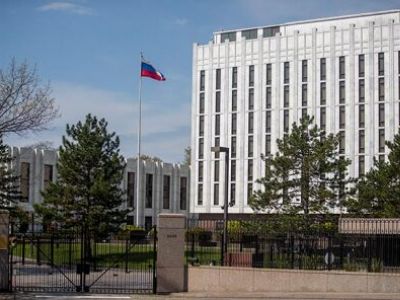 Посольство РФ в Вашингтоне. Фото: ЕРА/ТАСС
