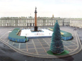 Проект катка на Дворцовой площади. Фото: echomsk.spb.ru