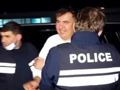 Задержание Михаила Саакашвили. Фото: t.me/worldprotest